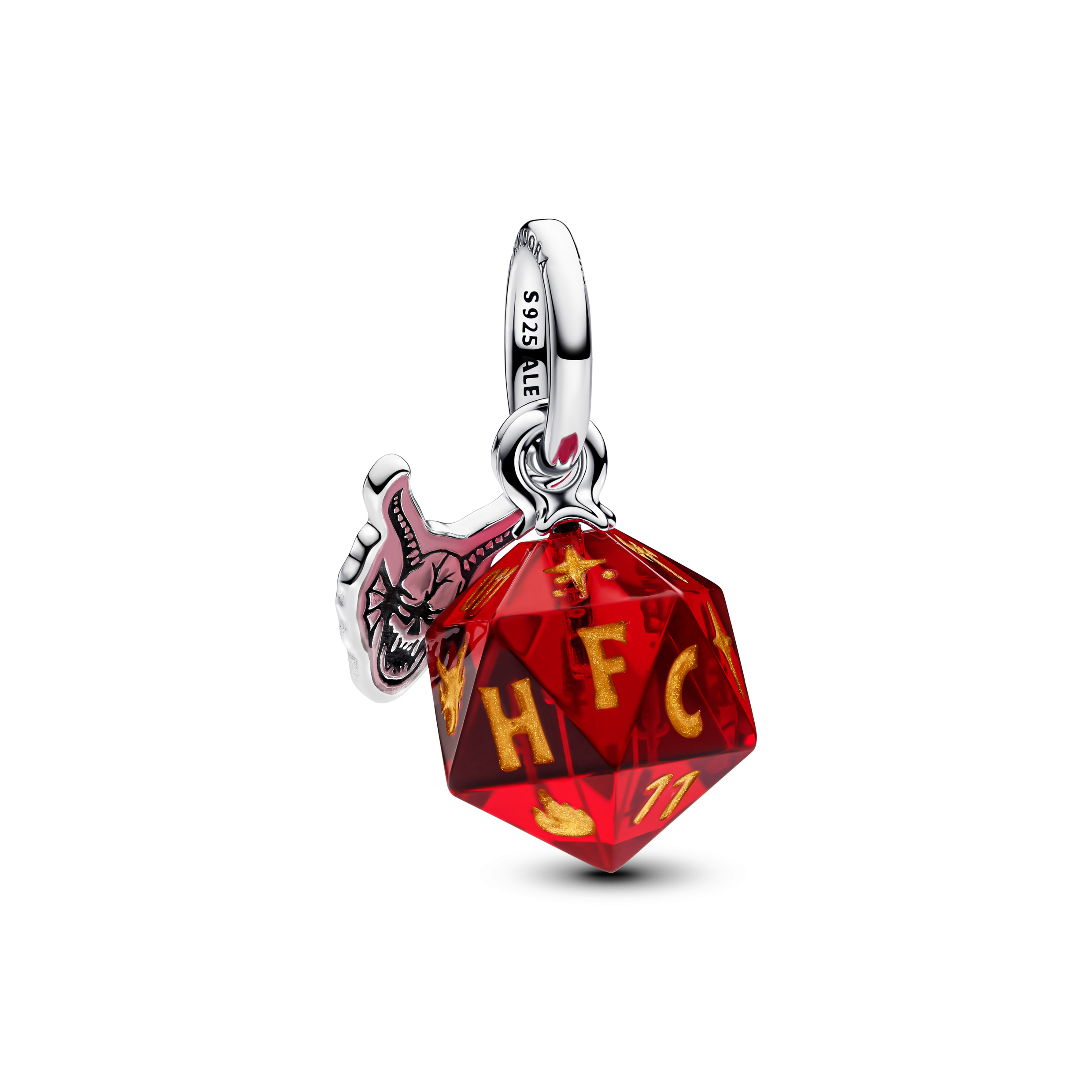Stranger Things Hellfire Club Dice sterling silver