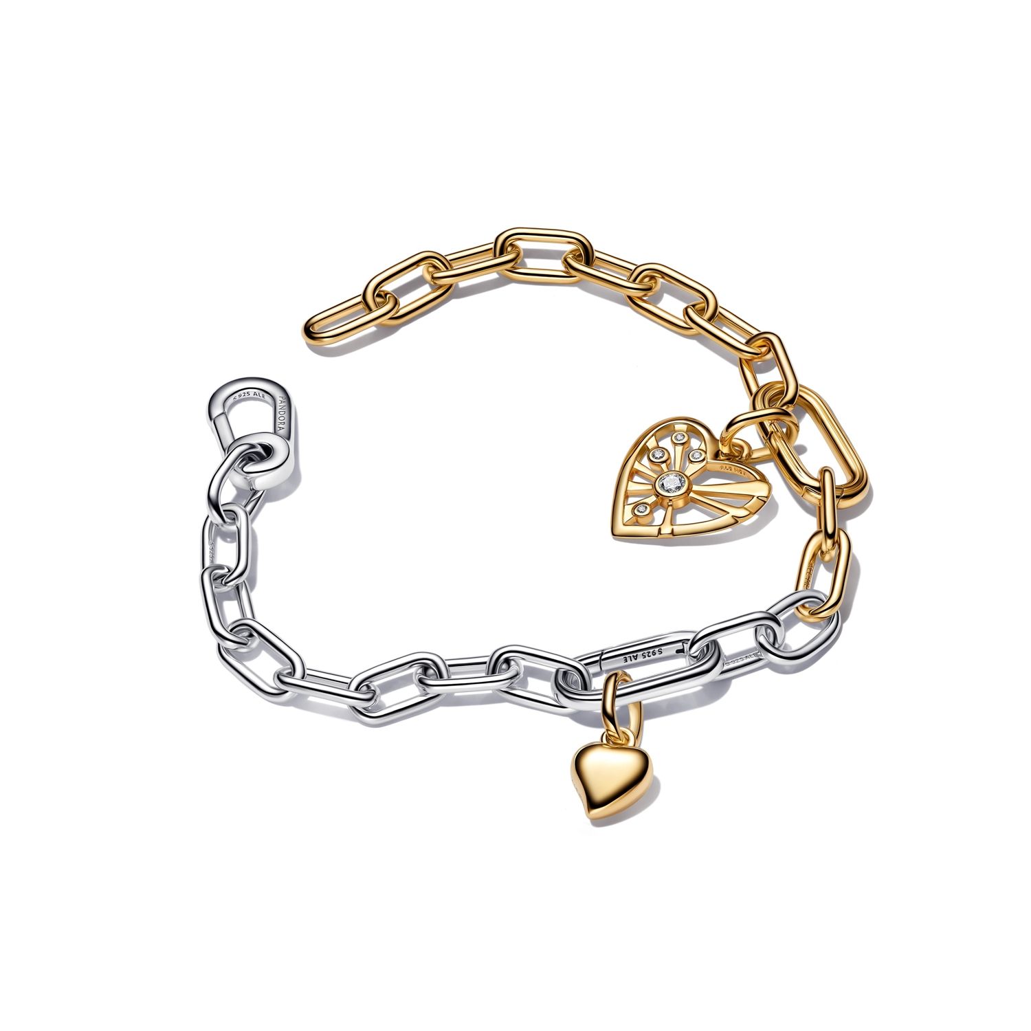 Asymmetrical heart 14k gold-plated mini dangle/ 763691C00