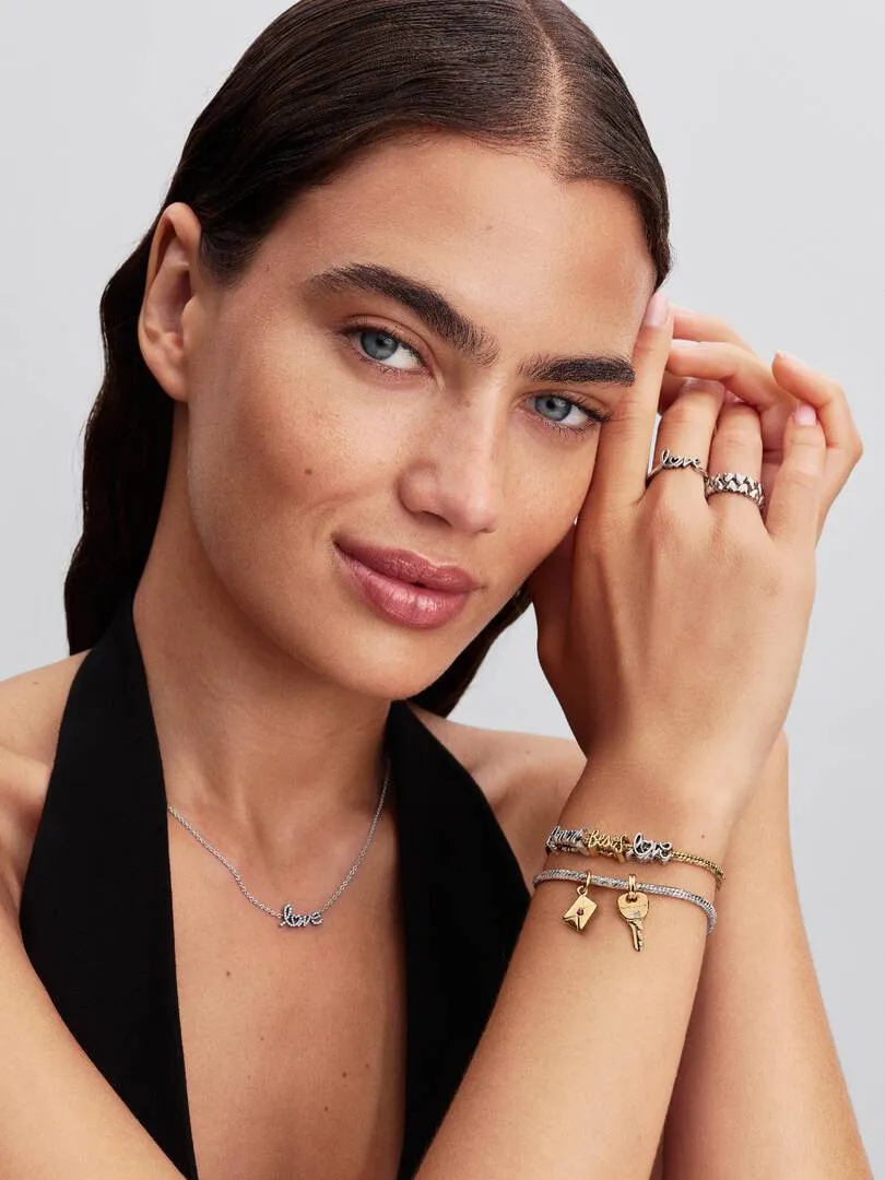 Amore sterling silver charm/ 794434C00