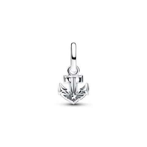 Anchor sterling silver mini dangle with imitation 