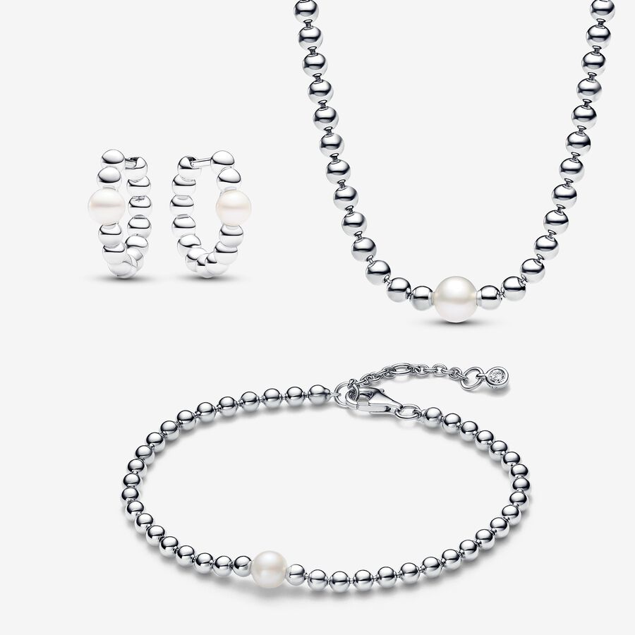 Cultured Pearl & Beads Jewelry Set