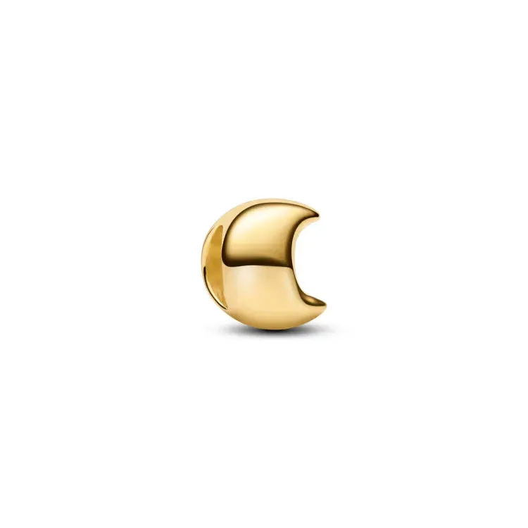 Moon 14k gold-plated mini charm