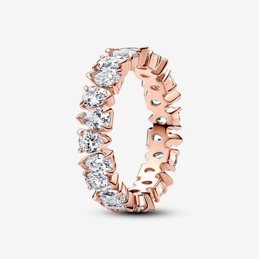 Timeless Rose Gold plated metal blend Ring / 183021C01-54