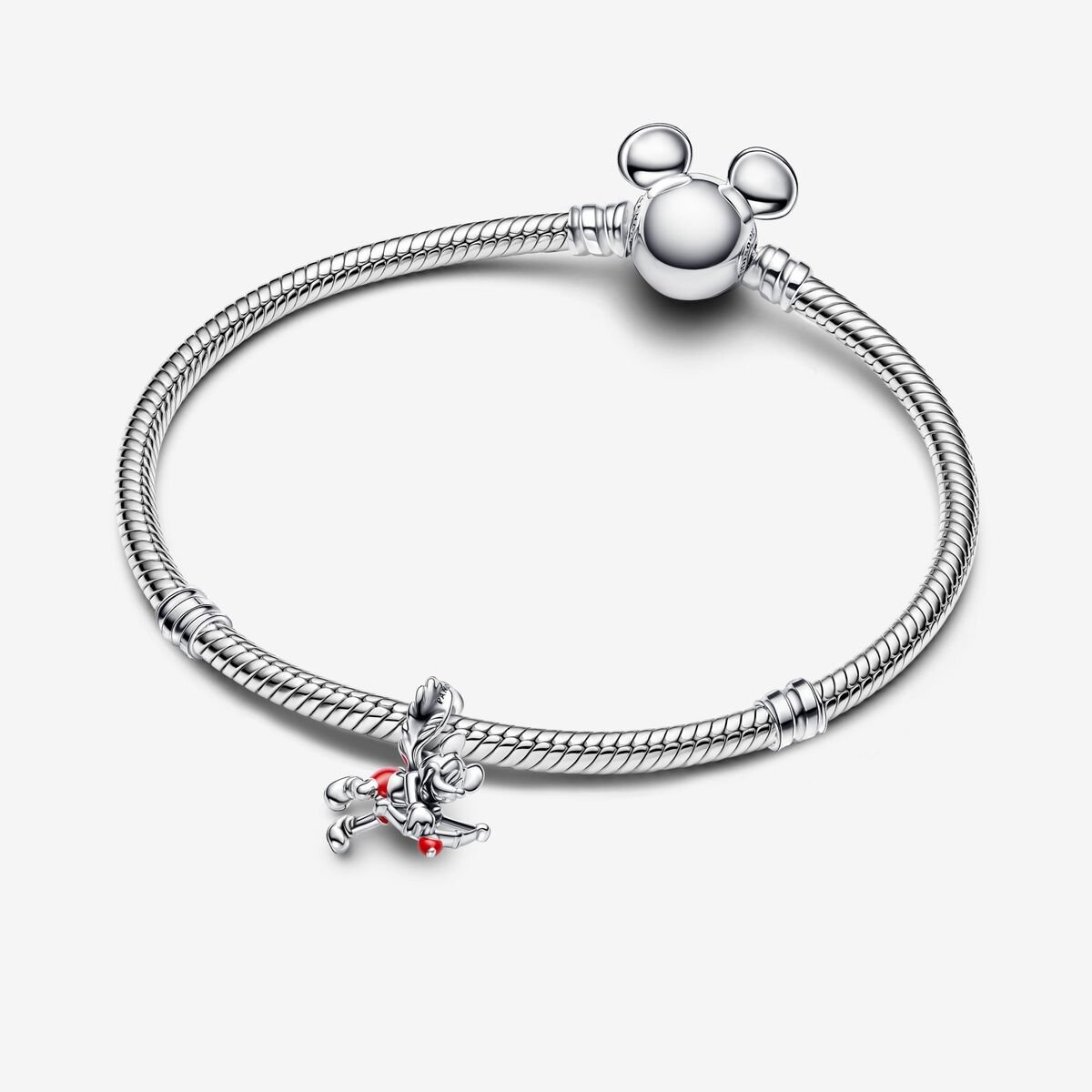 Disney Mickey Mouse cupid sterling silver charm with red enamel/ 793616C01