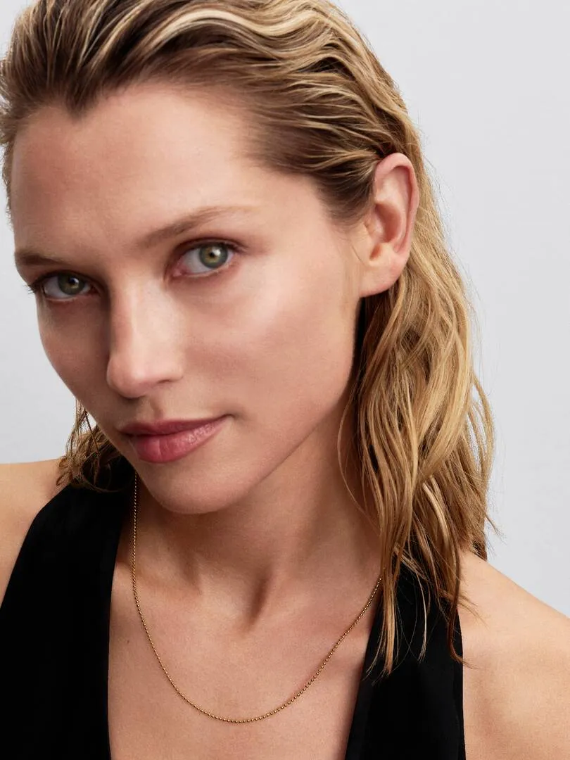 14k gold-plated ball chain/ 364354C00-50