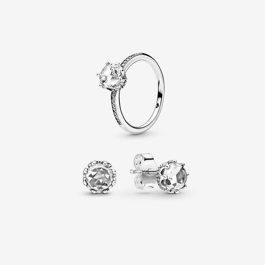 Sparkling Crown Jewelry Set