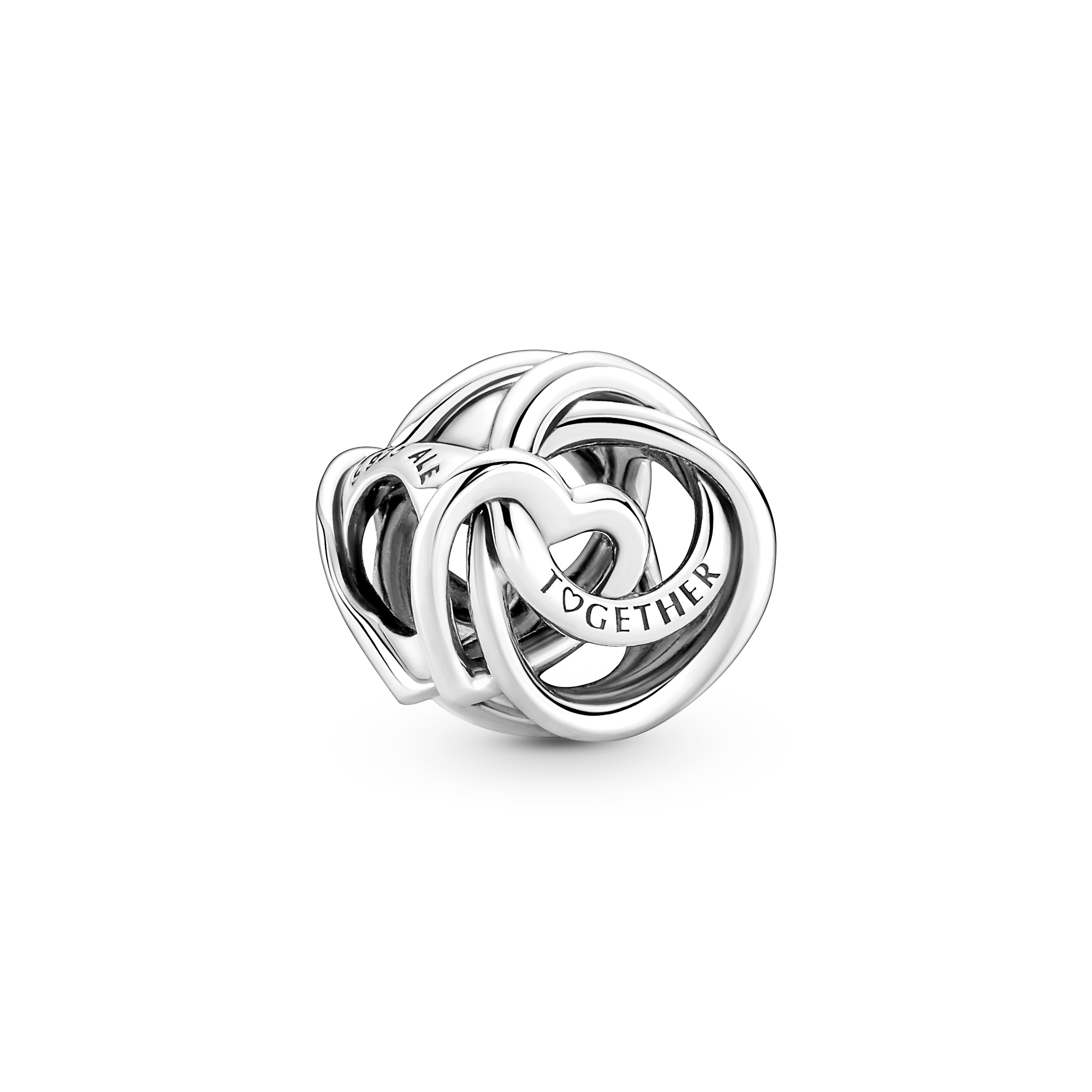 Encircled heart sterling