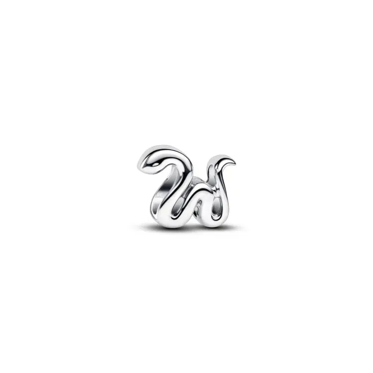 Snake sterling silver mini charm