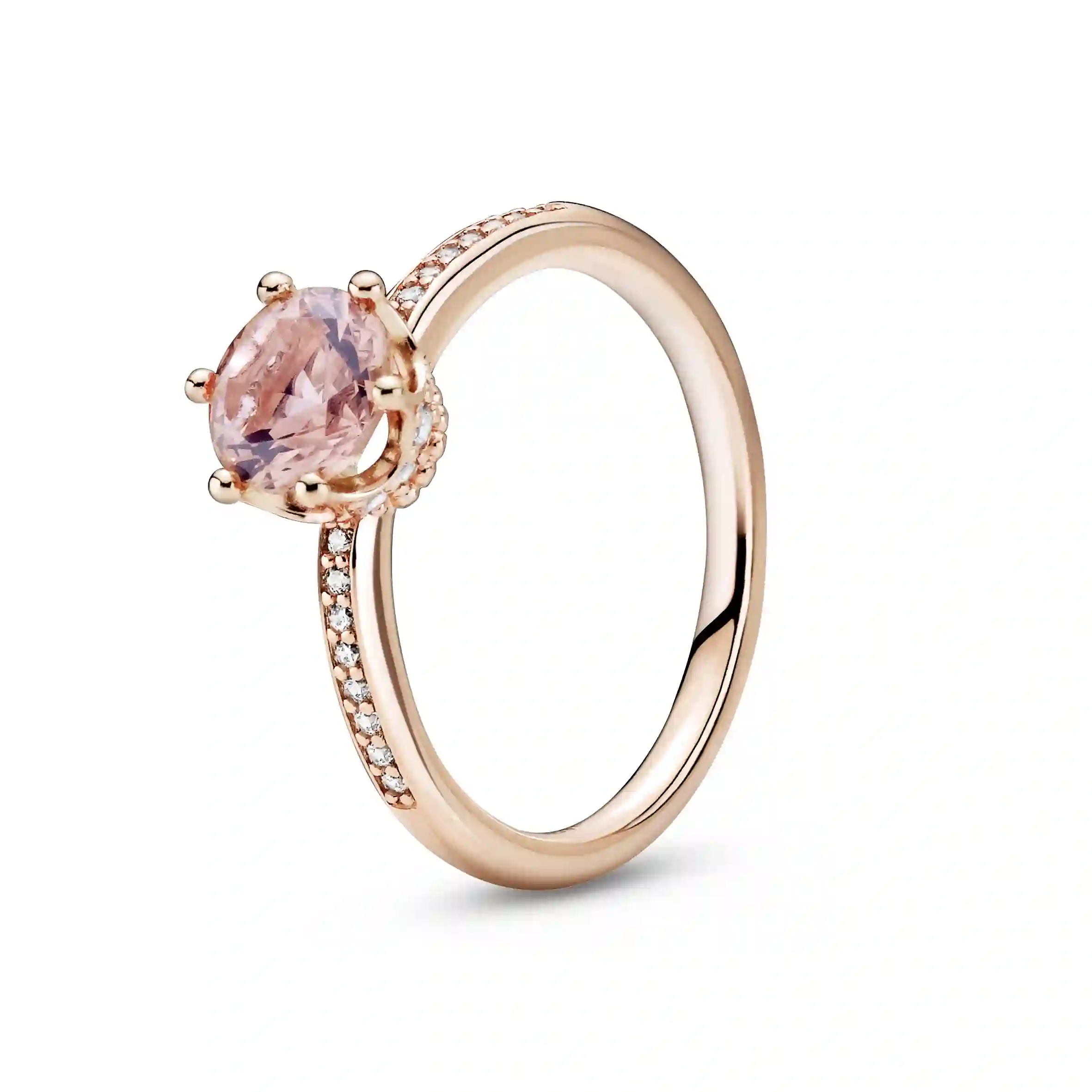 Moments Rose Gold plated metal blend Ring / 188289C01-50