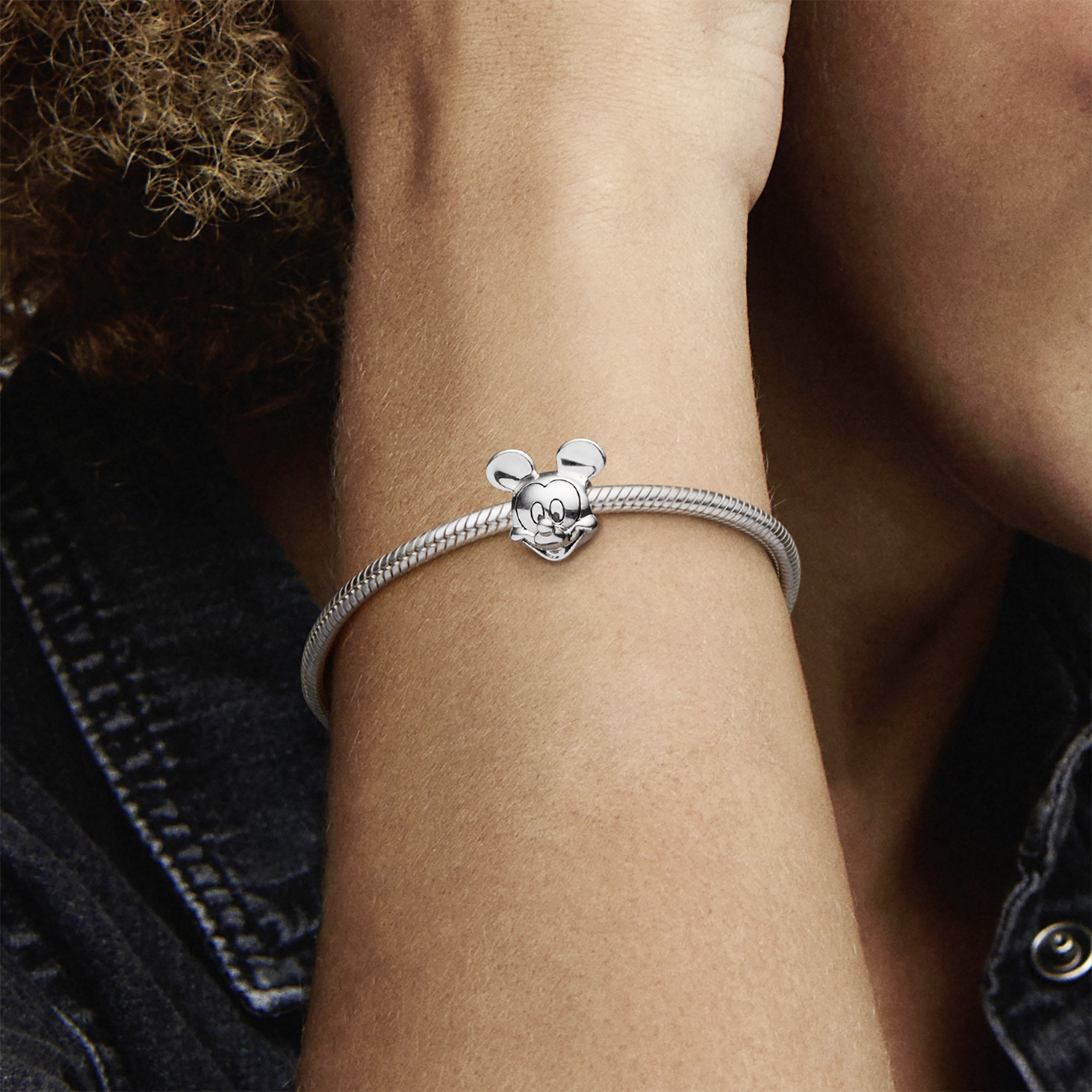 Disney Mickey silver charm/Серебряный шарм