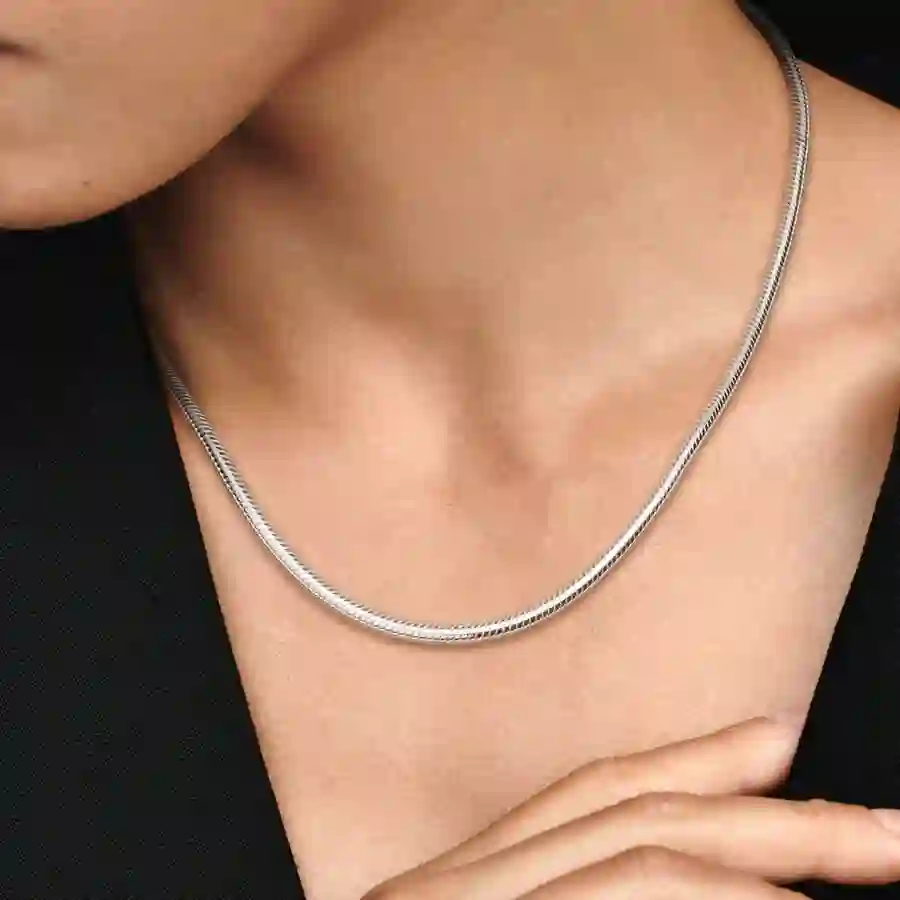 Sterling Silver Necklace / 590742HV-45