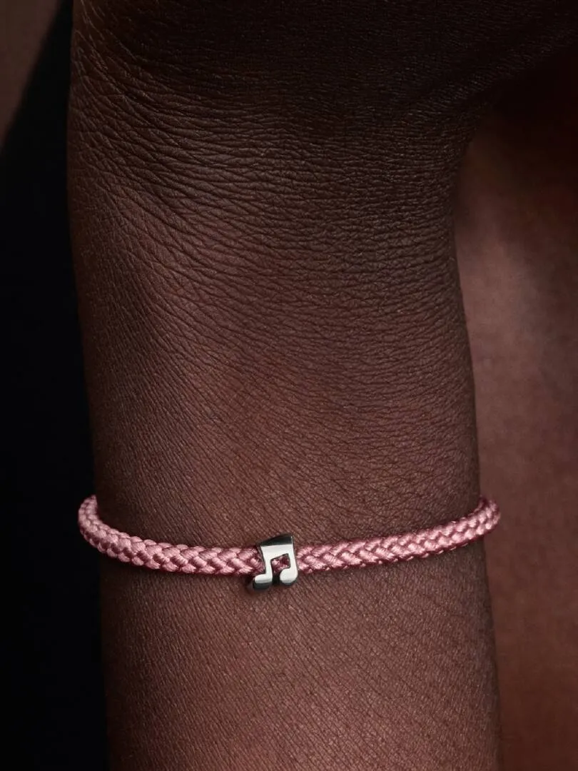 Music note sterling silver mini charm