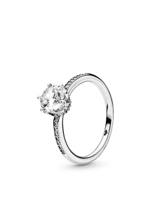 Sterling Silver Ring / 198289CZ-56