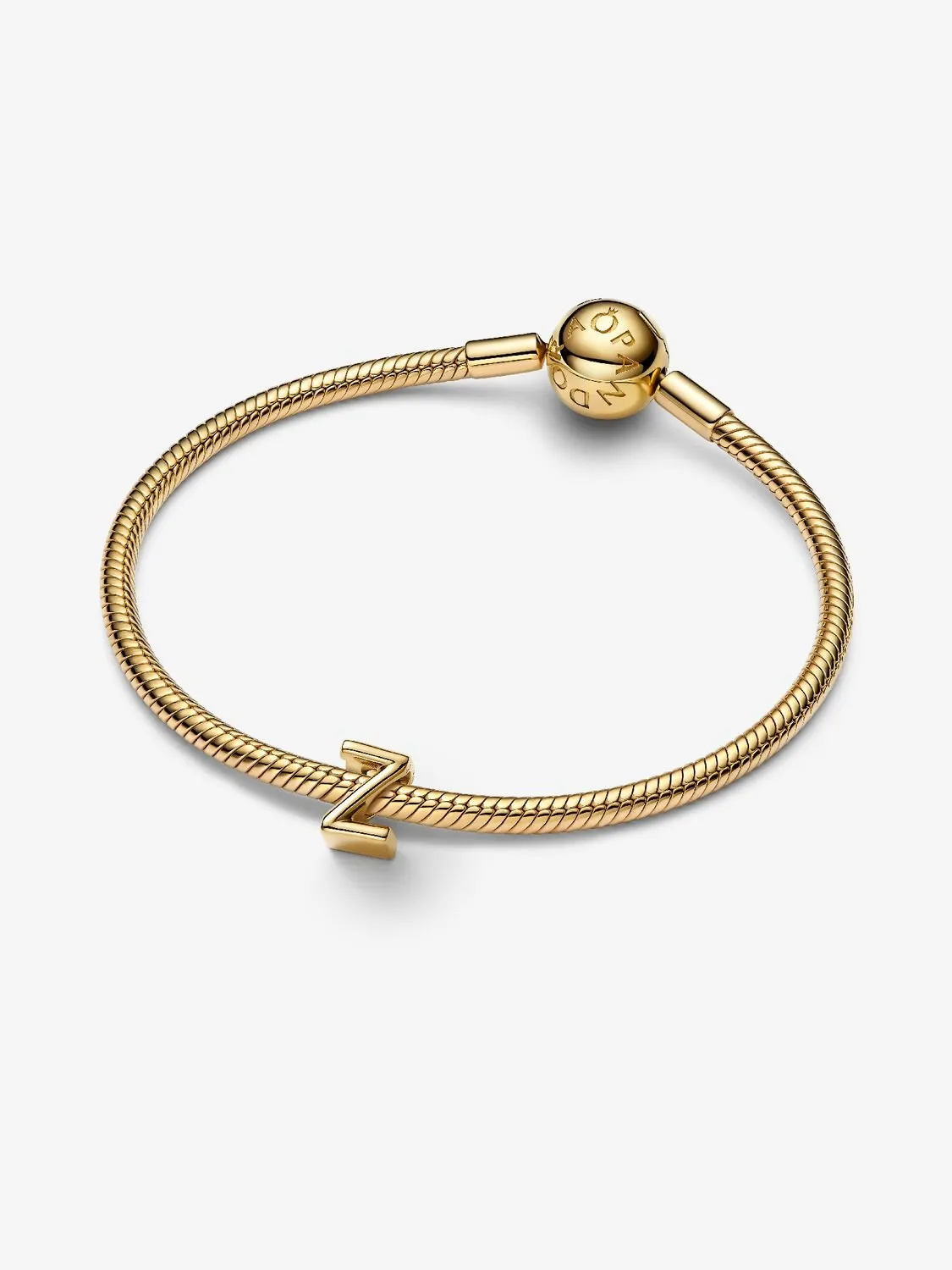 Letter Z 14k gold-plated charm